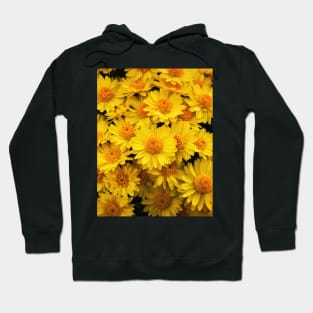 yellow chrysanthemums pattern Hoodie